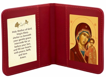 Travel Prayer Book with Virgin of Kazan Icon and Prayer