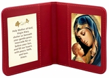 Travel Prayer Book with Virgin Mary and Christ Child  and Prayer