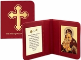 Travel Prayer Book with Virgin of Don Icon and Prayer