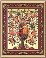 Tree of Jesse, Greek Byzantine Framed Icon
