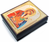 Virgin Mary  "Assuage My Sorrows", Decoupage Icon Box
