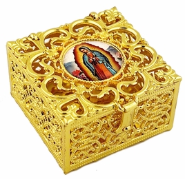 Our Lady of Guadalupe, Keepsake Icon Box, Small