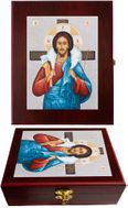 Christ The Good Shepherd, Wall Hanging Sacred Framed Icon Box
