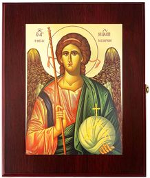 Archangel Michael, Wall Hanging Sacred Framed Icon Box