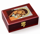 Virgin of Kazan, Wall Hanging Sacred Framed Icon Box