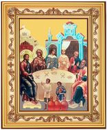 Wedding at Cana, Orthodox Icon in Frame 