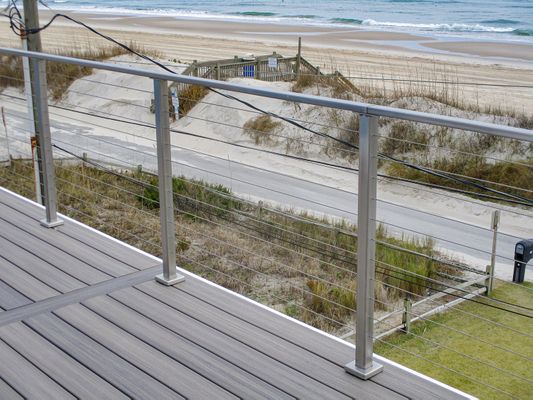 Square Stainless Steel Cable Railing - Montclair, NJ