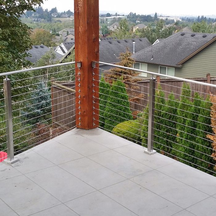 Square Stainless Cable Railing Vancouver, WA