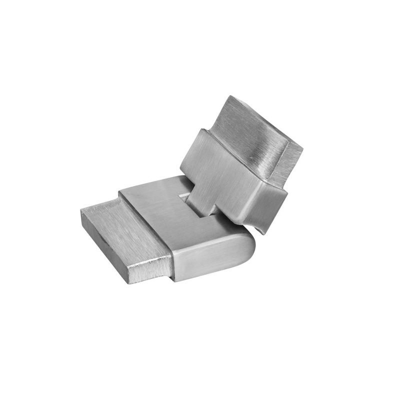 Flat Stainless Steel Top Rail Adjustable Connector