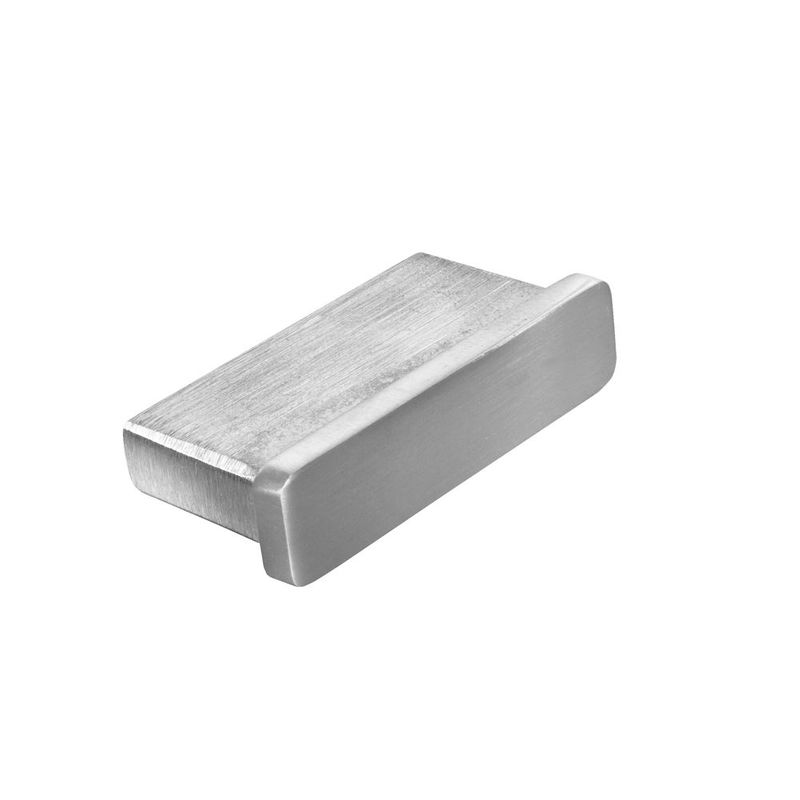 Flat Stainless Steel End Cap for Top Rail