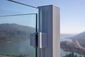 Silver Aluminum Glass Railing - Corbett, OR