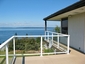 White Aluminum Glass Railing - Kirkland, WA