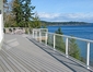 White Aluminum Glass Railing - Kirkland, WA