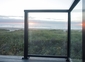 Black Aluminum Glass Railing - Manzanita, OR