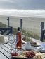 Silver Aluminum Glass Railing - Rockaway Beach, OR
