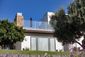 Silver Aluminum Glass Railing - San Diego, CA