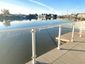 White Aluminum Glass Railing - San Mateo, CA