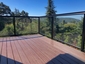 Black Aluminum Glass Railing - San Rafael, CA