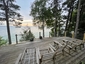 Silver Aluminum Glass Railing - Traverse City, MI