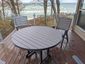 Silver Aluminum Glass Railing - West Olive, MI