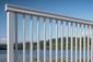 White Aluminum Picket Railing - Cullaby Lake, Warrenton, OR