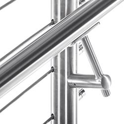 Round Stainless Steel Handrail Components