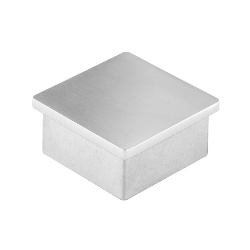 Square Post Cap Connector for Stainless Steel Rail Systems