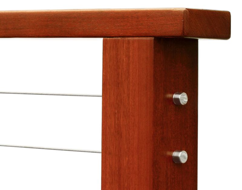 Balau Mahogany Posts Terminal