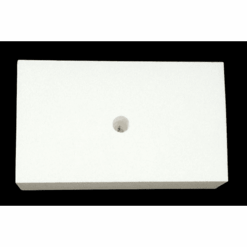 1 Hole Flag Stand - White Smooth Top