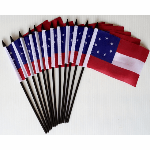 1st Confederate Table Flags - 12 per pack - Out of stock