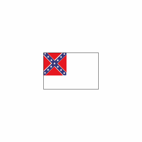 2nd Confederate Polyester Flag 3 X 5