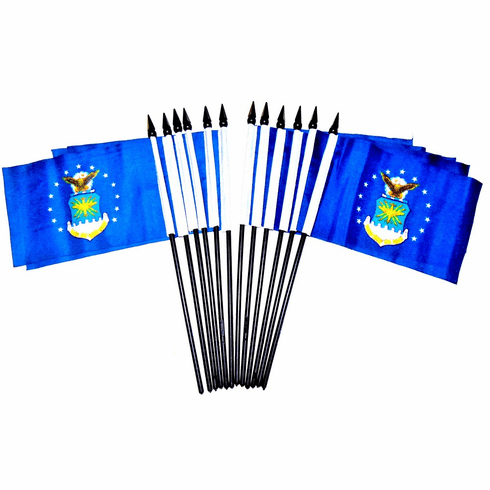 Air Force Polyester Table Flags - 12 pack