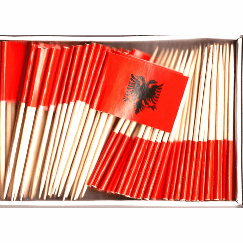 Albania Flag Toothpicks