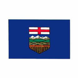 Alberta Polyester Flag 3 X 5