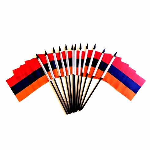 Armenia Polyester Table Flags - 12 pack