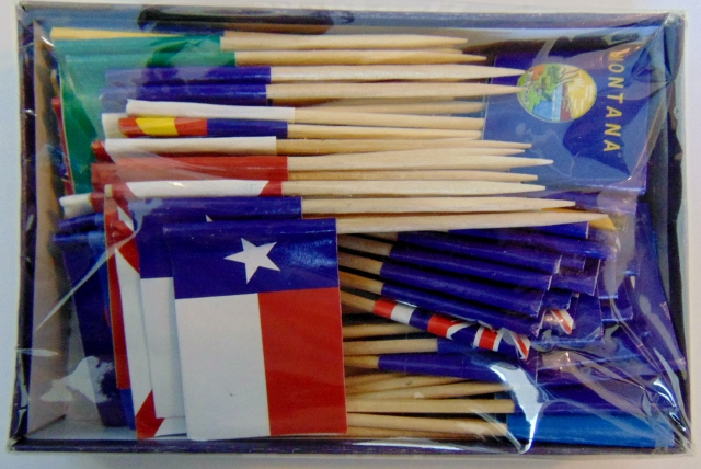 Assorted State Flag Toothpicks - All 50 states