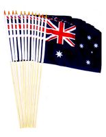 Australia 12" x 18" Stick Flags