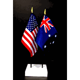 4 X Made In Australia With Aussie Flag Bumper Sticker 40mm Decal , Cars , Motorhome - Foto 4