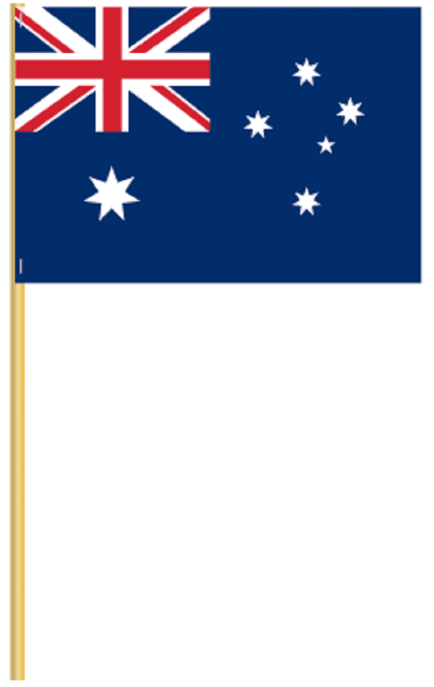 Akachafactory Mini-Wimpel Australien / Murray River – 15x10 Cm, Polyester, Doppelseitig Bedruckt