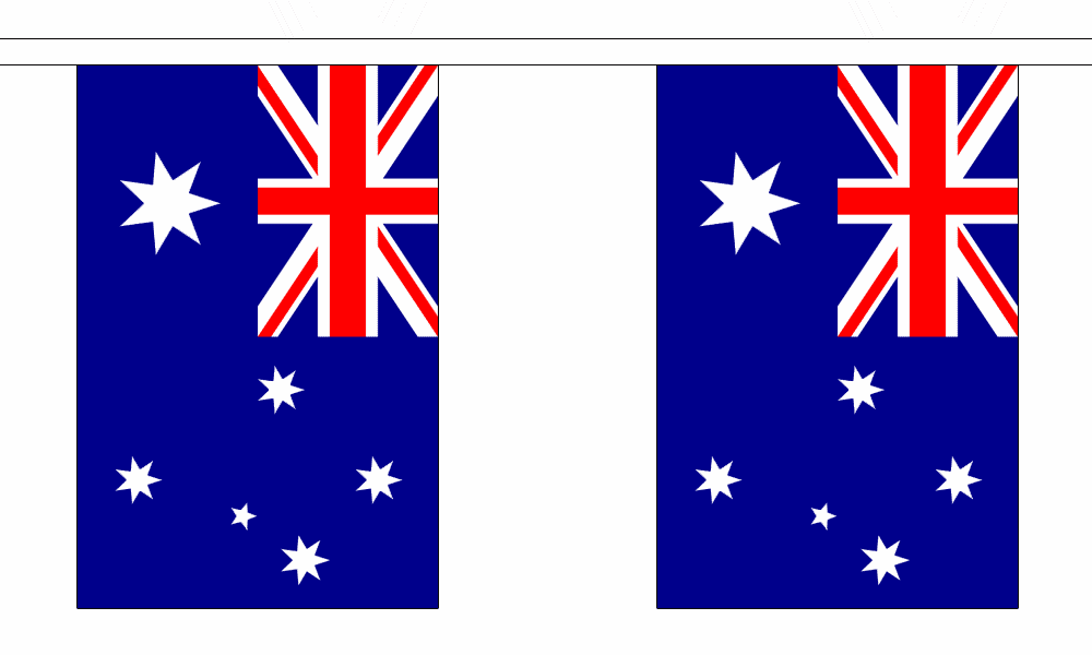 Australia String Flag Bunting