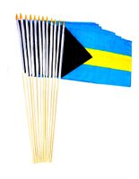Bahamas 12" x 18" Stick Flags