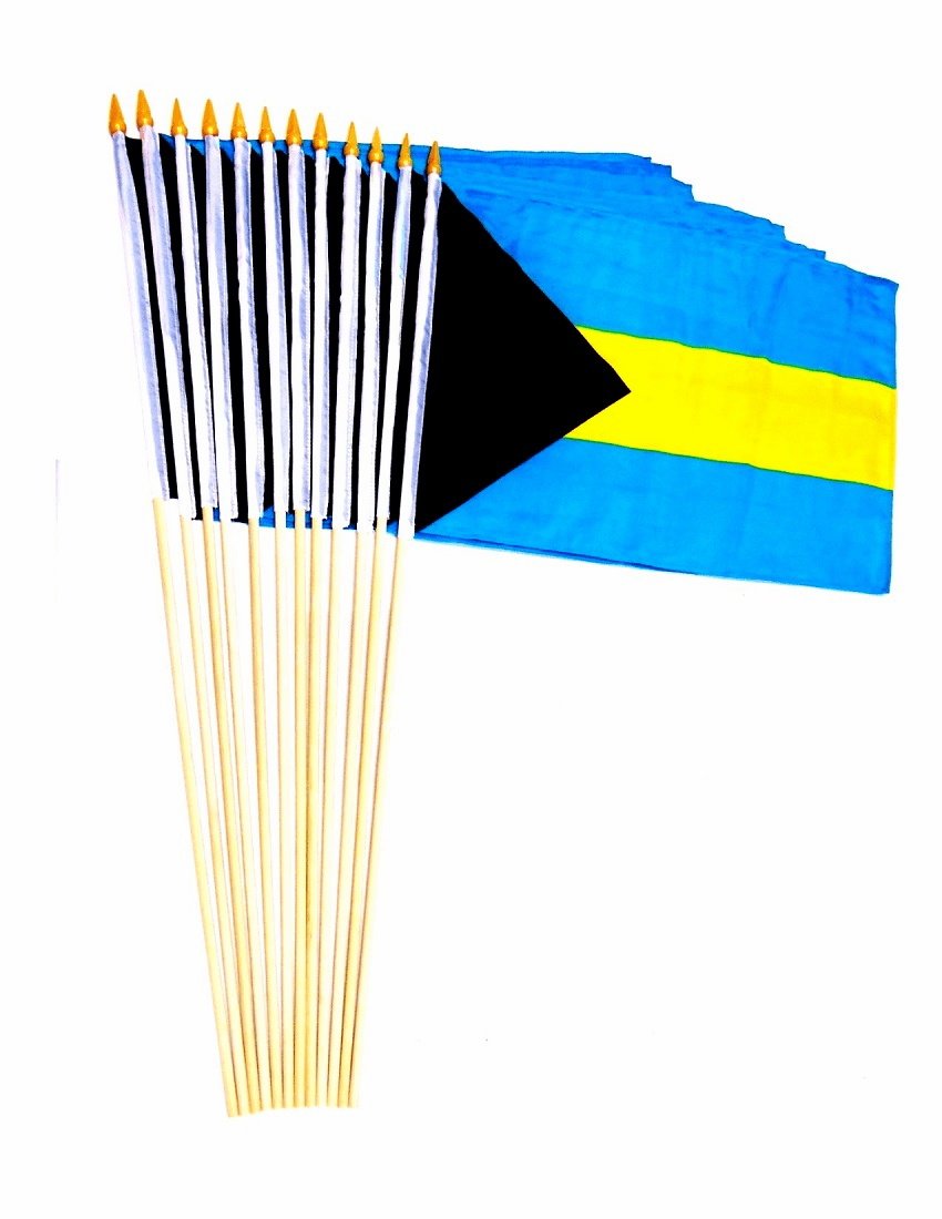 Bahamas 12" x 18" Stick Flags