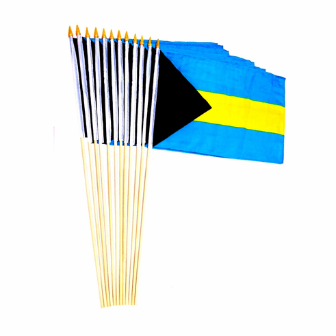 Bahamas 12" x 18" Stick Flags