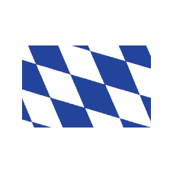 Bavaria Polyester Flag - 3'x5'