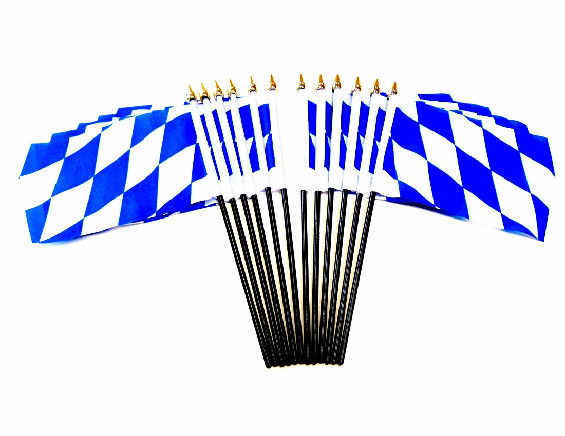 Bavaria Polyester Table Flag - 12 per pack