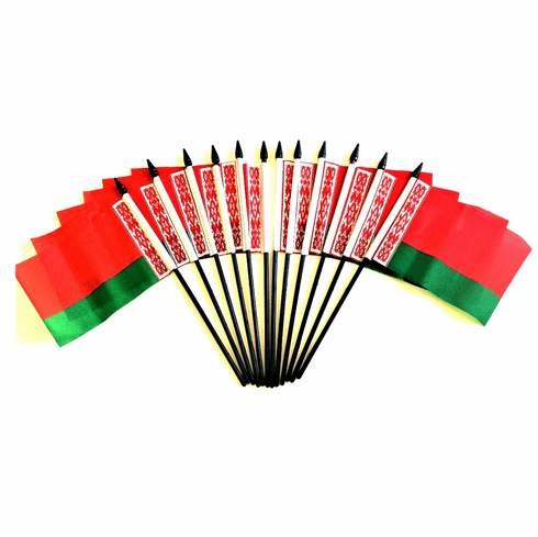 Belarus Polyester Table Flag - 12 Per Pack