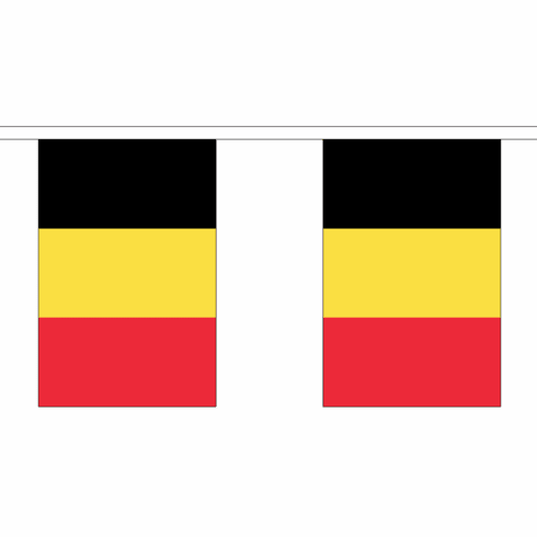 Belgium String Flag Bunting