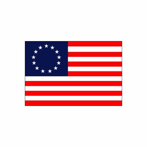 Betsy Ross 13 Star Polyester Flag 3 X 5