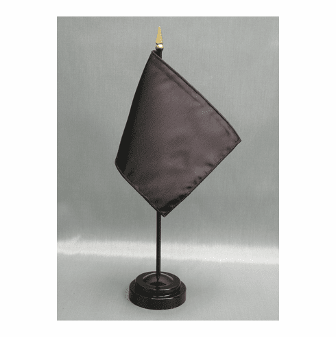 Black Miniature Flags - Nylon