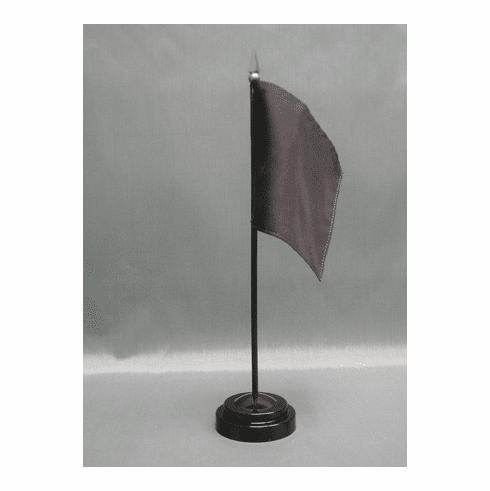 Black Miniature Flags - Rayon